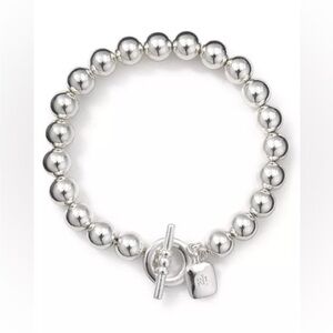 Classic Ralph Lauren Silver Beaded Bracelet RLL